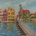 Pontoon bridge and Handelskade